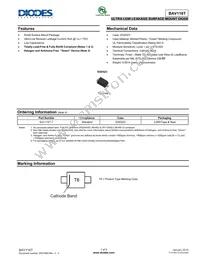 BAV116T-7 Datasheet Cover