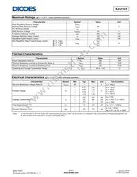 BAV116T-7 Datasheet Page 2