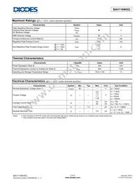 BAV116WSQ-7 Datasheet Page 2