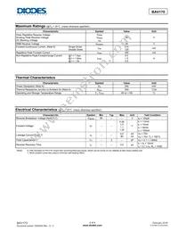 BAV170 Datasheet Page 2