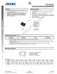 BAV199DWQ-7-F Datasheet Cover