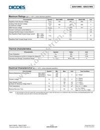 BAV19WS-7 Datasheet Page 2