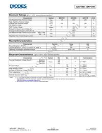 BAV20W-7 Datasheet Page 2