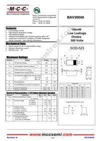 BAV3004X-TP Datasheet Cover