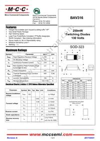 BAV316-TP Datasheet Cover