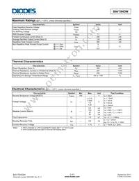 BAV70HDW-7 Datasheet Page 2