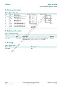 BAV70SRAZ Datasheet Page 2