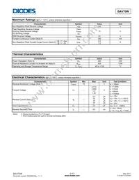 BAV70W-7 Datasheet Page 2
