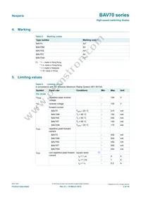 BAV70W/MIX Datasheet Page 3