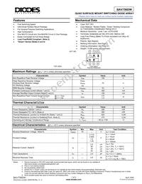 BAV756DW-7 Datasheet Cover