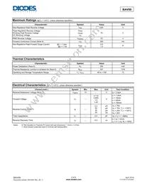 BAV99-7 Datasheet Page 2
