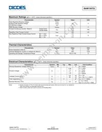 BAW156TQ-7-F Datasheet Page 2