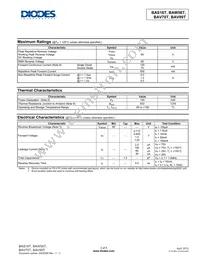 BAW56T-7 Datasheet Page 2