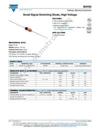 BAY80-TR Datasheet Cover