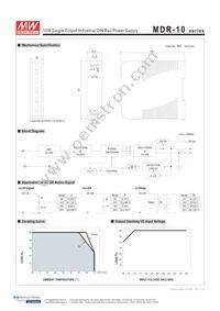 BB-MDR-10-5 Datasheet Page 2