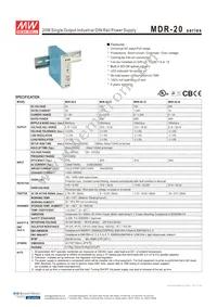 BB-MDR-20-12 Datasheet Cover