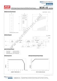 BB-MDR-40-48 Datasheet Page 2