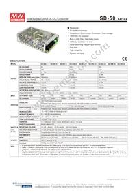 BB-SD-50A-12 Datasheet Cover