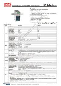 BB-SDR-240-48 Datasheet Cover