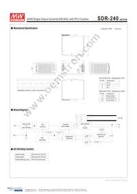 BB-SDR-240-48 Datasheet Page 2