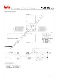 BB-WDR-240-24 Datasheet Page 2