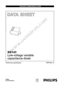 BB143 Datasheet Cover