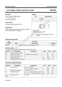 BB145B Datasheet Page 2