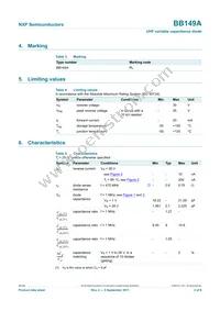 BB149A Datasheet Page 2