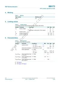 BB173X Datasheet Page 2