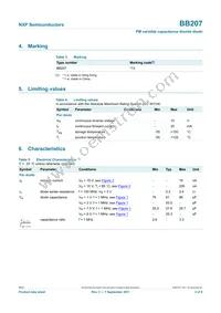 BB207 Datasheet Page 2