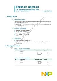 BB208-02 Datasheet Cover