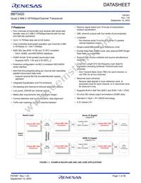 BBT3420-SN Datasheet Cover