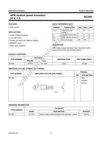 BC368 Datasheet Page 2