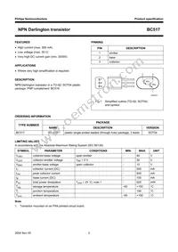 BC517 Datasheet Page 2