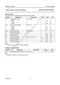 BC640 Datasheet Page 3