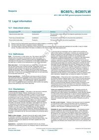 BC807-40LWX Datasheet Page 14