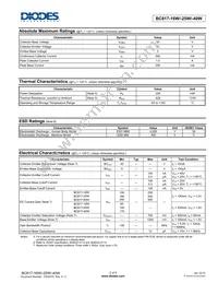 BC817-16W-7 Datasheet Page 2
