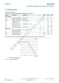 BC817RAZ Datasheet Page 3