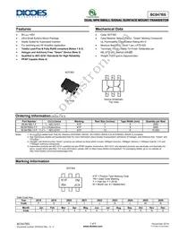 BC847BS-7-F Datasheet Cover