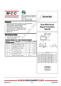 BC847BS-TP Datasheet Cover