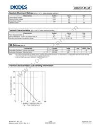 BC847BT-7 Datasheet Page 2