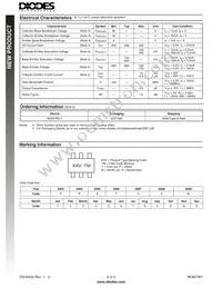 BC847BV-7 Datasheet Page 2