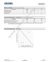 BC847CDLP-7 Datasheet Page 2