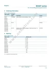 BC847CW/MIX Datasheet Page 3