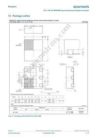 BC847RAPNZ Datasheet Page 9