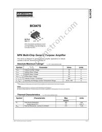 BC847S Datasheet Page 2