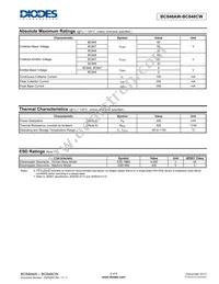 BC848CW-7-F Datasheet Page 2