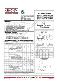 BC856BW-TP Datasheet Cover