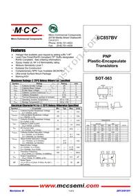 BC857BV-TP Datasheet Cover