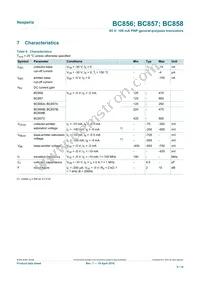 BC857C/DG/B3 Datasheet Page 5